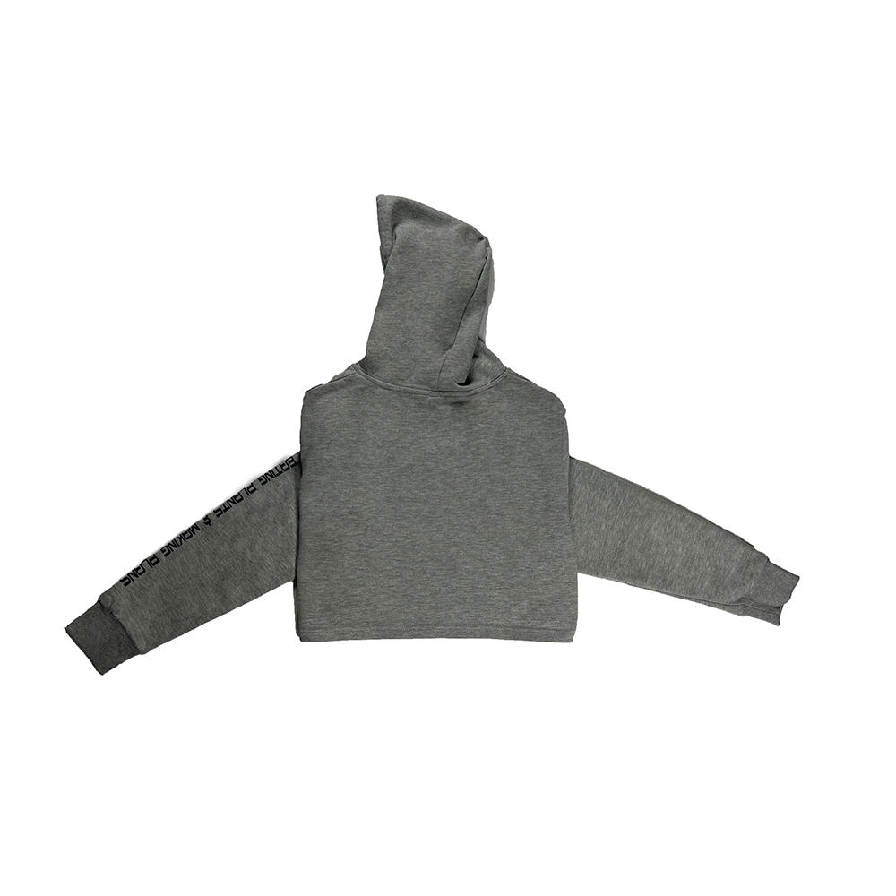 PLANT BASE APPAREL EATING PLANTS WOMEN'S CROP HOODIE